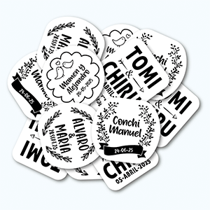 Texto/fecha + plantilla