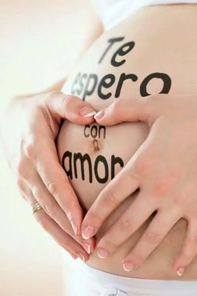Temporary tattoo idea for a pregnancy belly